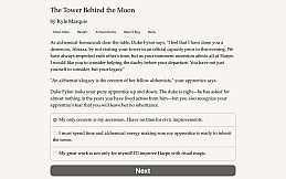 Tower Behind the Moon