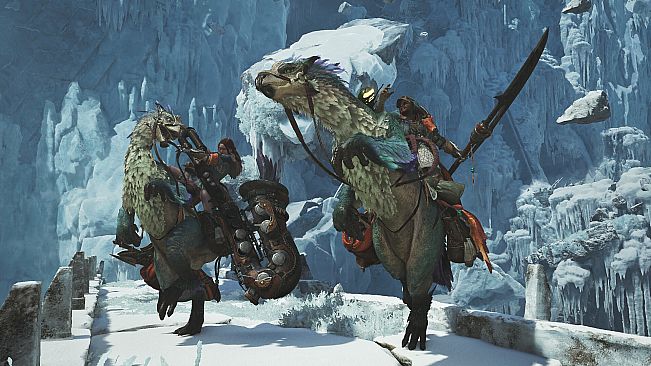 Monster Hunter Wilds - Photo Pose: Seikret Battle-Ready Pose