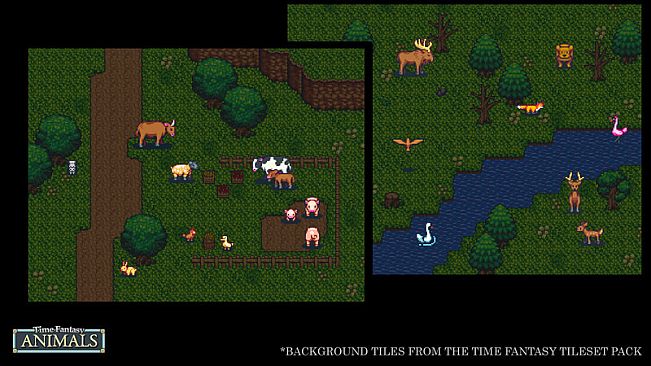RPG Maker MZ - Time Fantasy Add-on: Animals