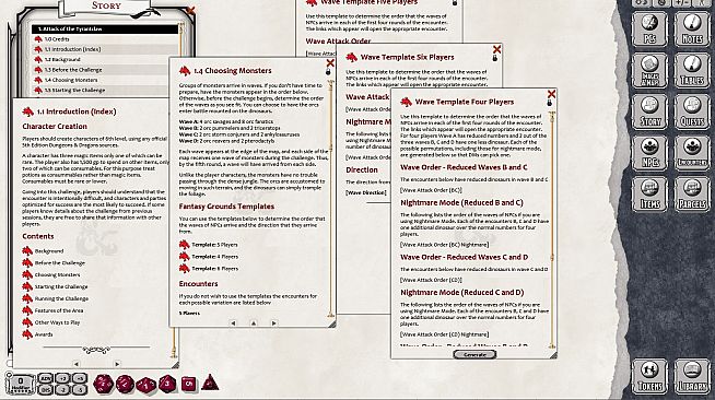 Fantasy Grounds - Dungeons & Dragons - Lair Assault: Attack of the Tyrantclaw (5E)