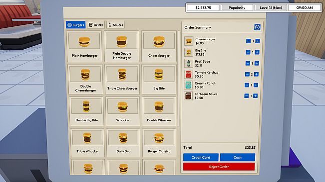 BurgerJoint: Fast Food Simulator