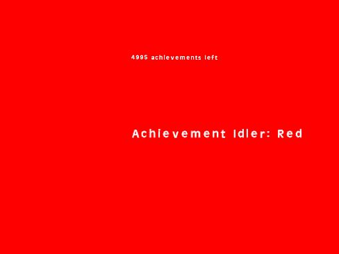 Achievement Idler: Red