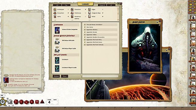 Fantasy Grounds - The Last Parsec: Eris Beta-V (Savage Worlds)