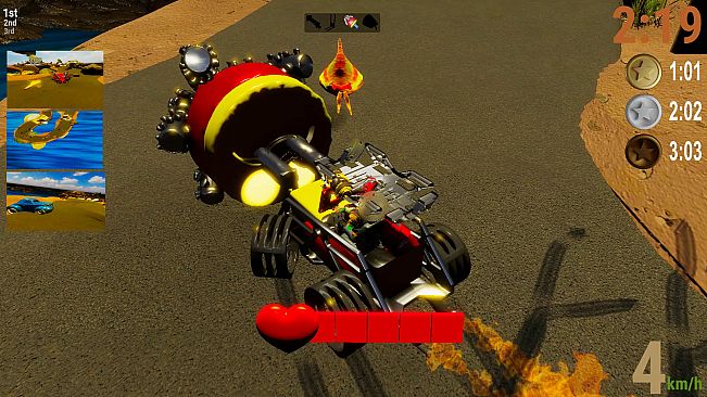 Race! Make 'm finish...