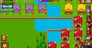 Bloons Monkey City - Log City Walls