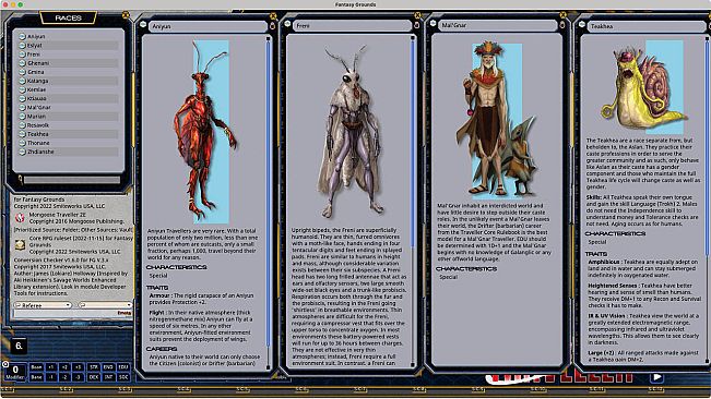 Fantasy Grounds - The Spinward Extents