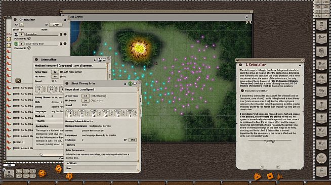 Fantasy Grounds - Mini-Dungeon #030: The Burning Tree of Coilltean Grove (5E)