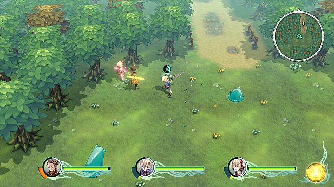 Trinity Trigger - Azure Dragon Sword (Cyan)