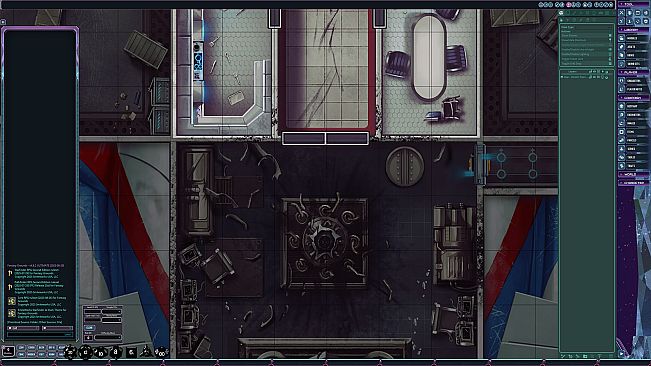 Fantasy Grounds - Starfinder 2 RPG - Flip-Mat: Derelict Starships