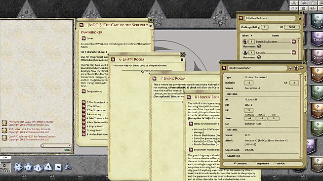 Fantasy Grounds - Mini-Dungeon #013: The Case of the Scrupulous Pawnbroker (PFRPG)