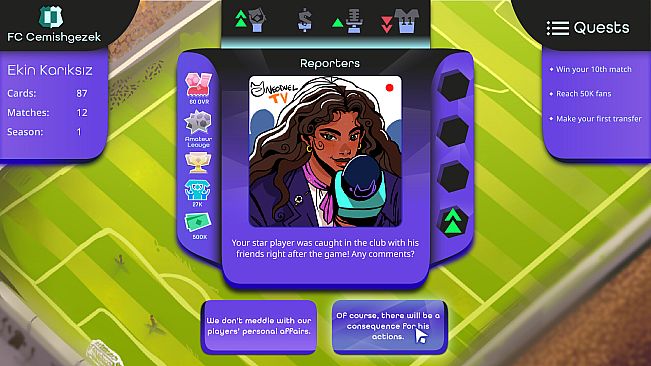 Regista: Reign Your Football Club