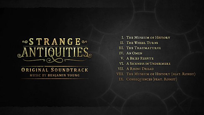 Strange Antiquities Soundtrack