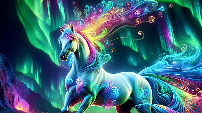 AI-VJ - Aurora 4k Visuals