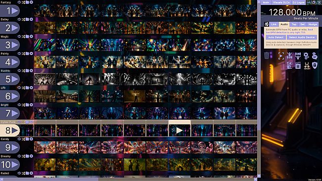 AI-VJ - Dancing Visuals