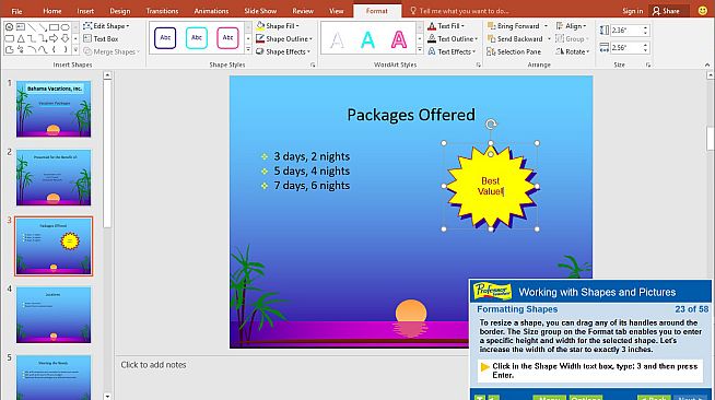 Professor Teaches PowerPoint 2016