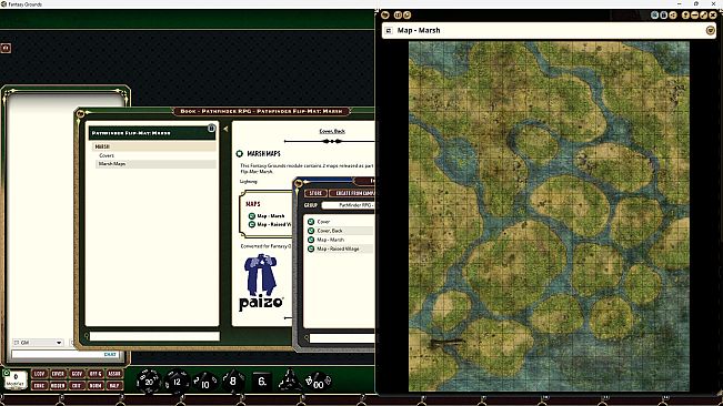 Fantasy Grounds - Pathfinder RPG - Pathfinder Flip-Mat: Marsh