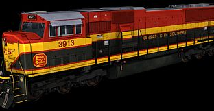 Trainz 2022 DLC - Kansas City Southern - EMD SD70MAC BELLE