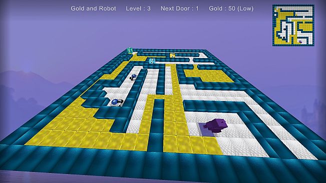 Gold and Robot