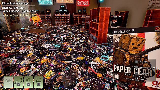 MY CAT SCATTERED GAMES: Tidy Videogame Supermarket