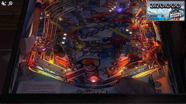 Zaccaria Pinball  - Winter Sports Deluxe Pinball Table