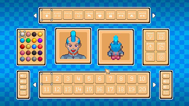 Pixelart Character Creator