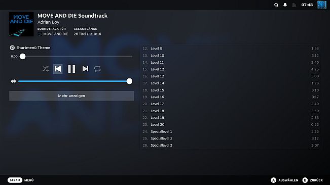 MOVE AND DIE Soundtrack