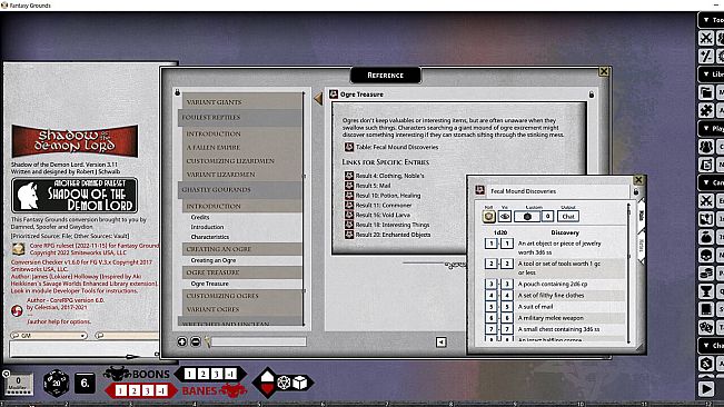 Fantasy Grounds - Shadow of the Demon Lord Monstrous Pack 2 - The Monstrous Humanoids
