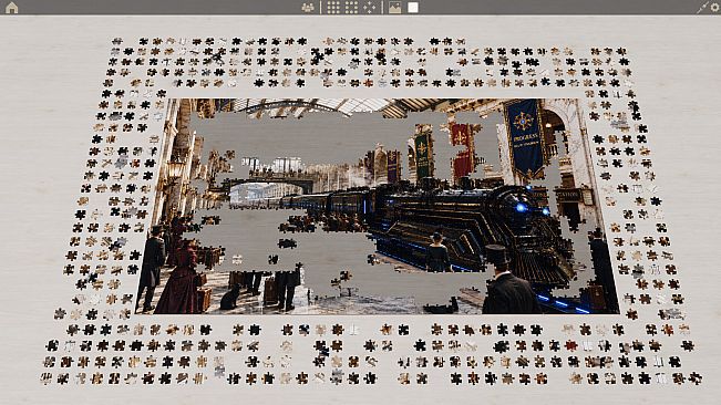 Jigsaw Diorama: The Alchemist and the Eclipse