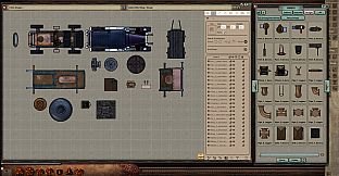 Fantasy Grounds - FG Steampunk Vehicles Map Pack