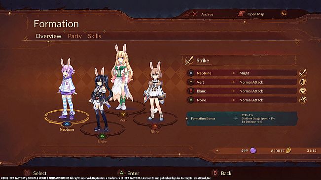 Super Neptunia RPG Animal Ears and Tails Set