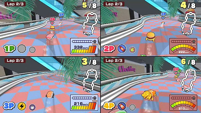 SUSHI vs BURGER Race