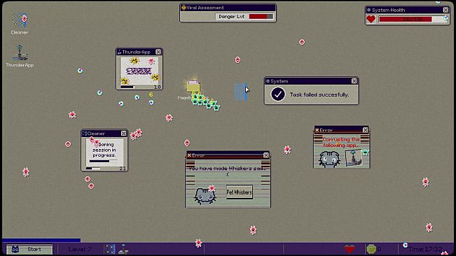 WhiskersOS: Click and Survive