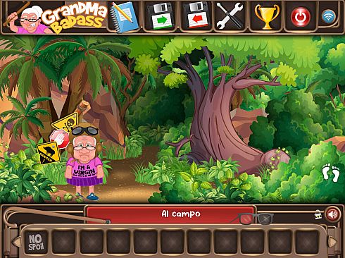 GrandMa Badass - a crazy point and click adventure