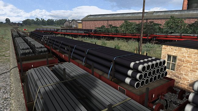 TS Marketplace: BDA 80t Bogie Bolster Wagon Pack