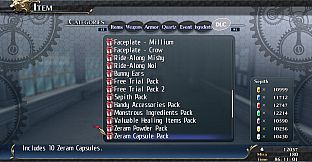 The Legend of Heroes: Trails of Cold Steel - Zeram Capsule Pack