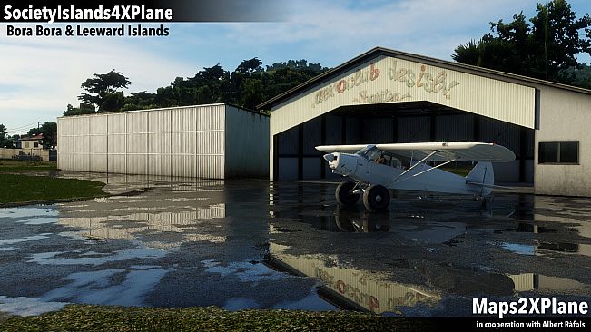 X-Plane 12 Add-on: Aerosoft - Society Islands XP - Bora Bora & Leeward Islands