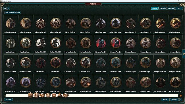 Fantasy Grounds - Grim Tokens - Broken Oaths