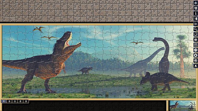 Pixel Puzzles Illustrations & Anime - Jigsaw Pack: Dinosaurs