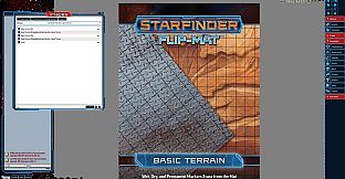 Fantasy Grounds - Starfinder RPG - Flip-Mat - Basic Terrain