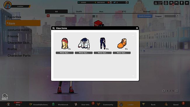 Freestyle2 - Winter Sports Outfit Full PKG