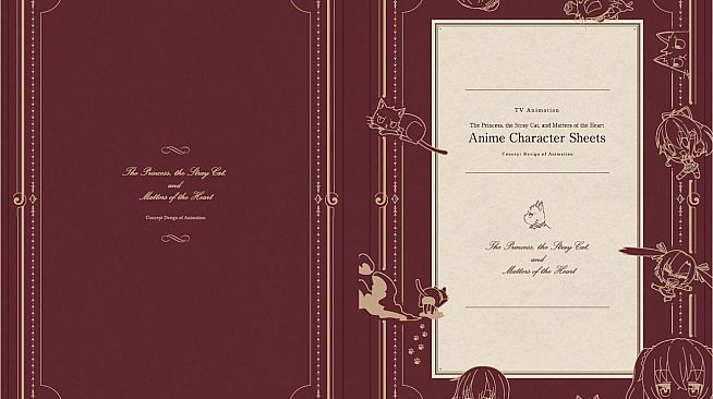 Concept Design of  anime - The Princess, the Stray Cat, and Matters of the Heart