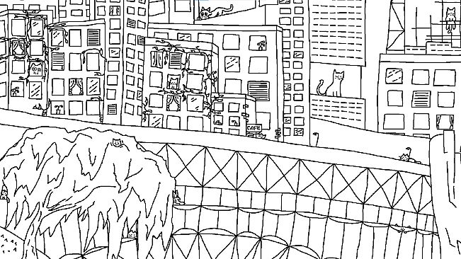 Looking For Cats In a Badly Drawn City