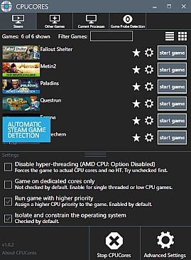 CPUCores :: Maximize Your FPS