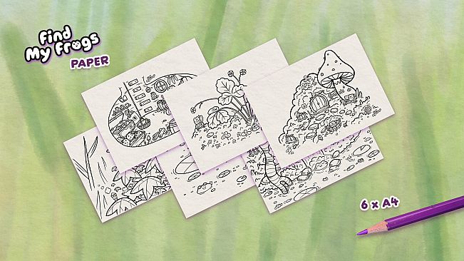 Find My Frogs - Paper