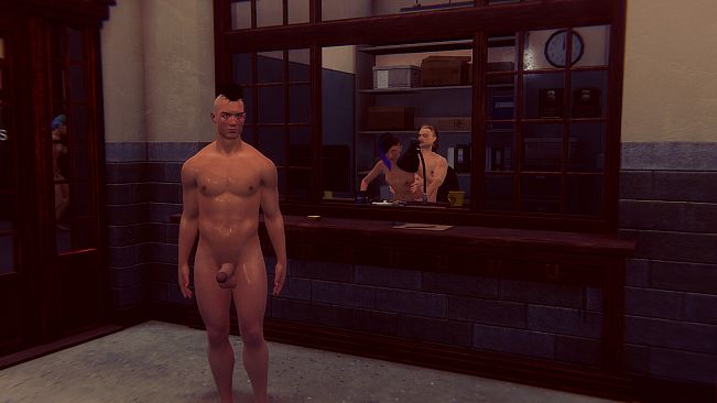 Cyberpunk men for Fuck in police