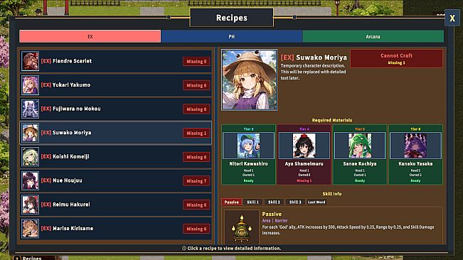 Touhou Defense Tale ~ AI Test in Touhou ~