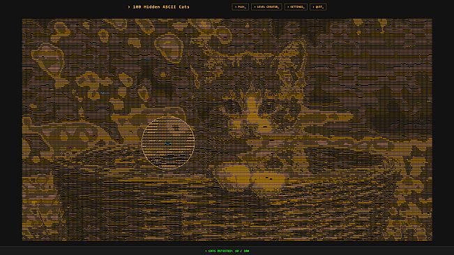 100 Hidden ASCII Cats