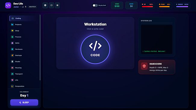 Dev Life: Tap & Code