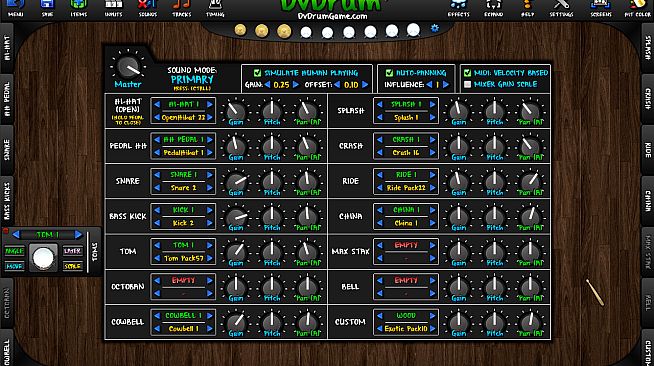 DvDrum - Tom Sound Pack