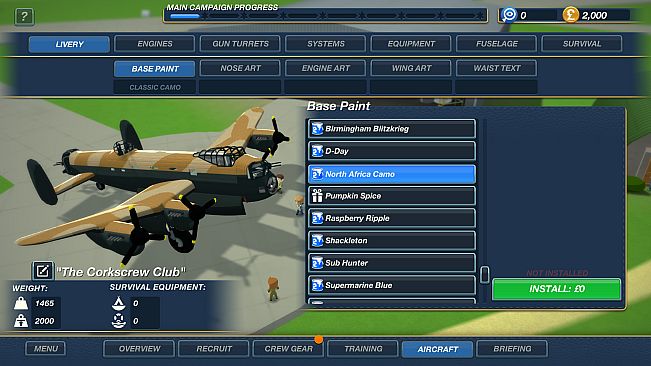 Bomber Crew Skin Pack 2